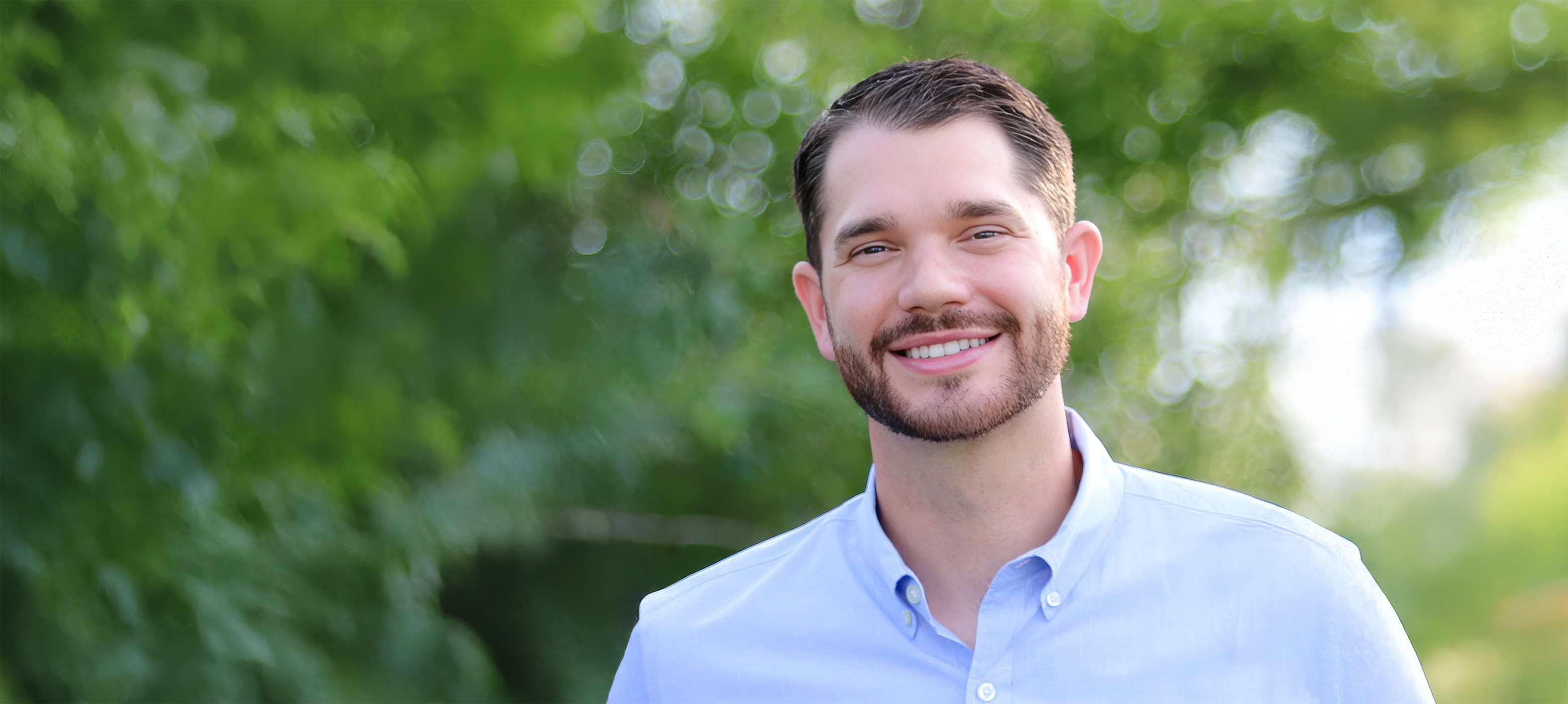 College Station dentist Doctor Andrew Naeger smiling