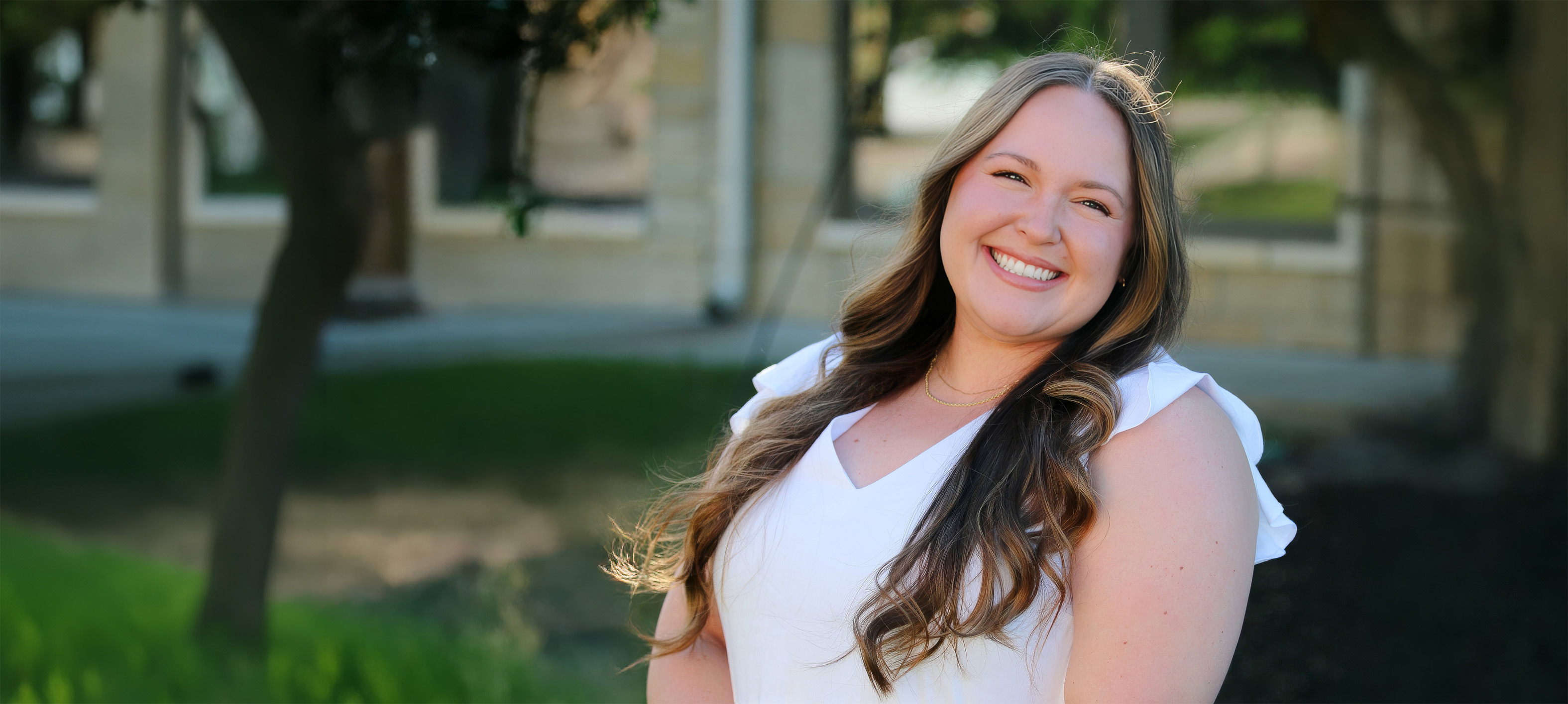 College Station dentist Doctor Baylee Teafatiller smiling