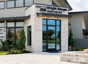 Modern renovated exterior of Wright Naeger Dentistry