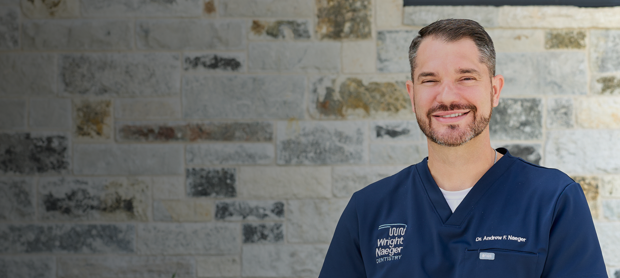 College Station dentist Doctor Andrew Naeger smiling