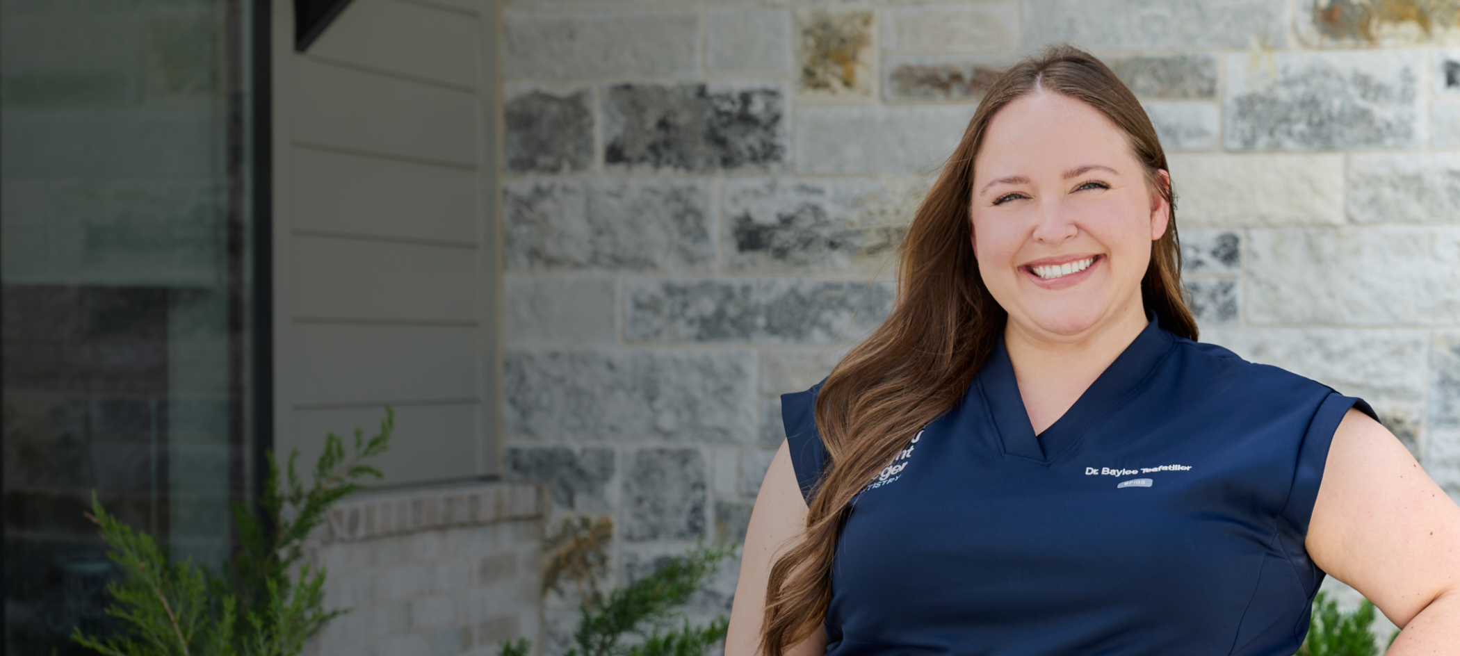 College Station dentist Doctor Baylee Teafatiller smiling