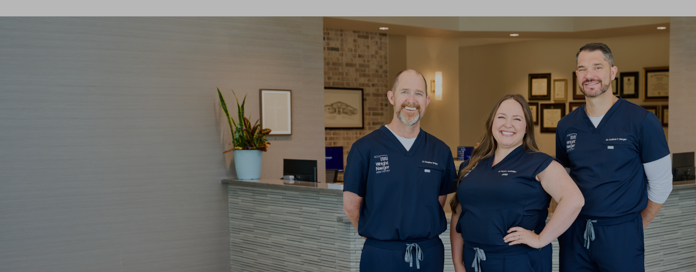 Dental exam room at Wright Naeger Dentistry