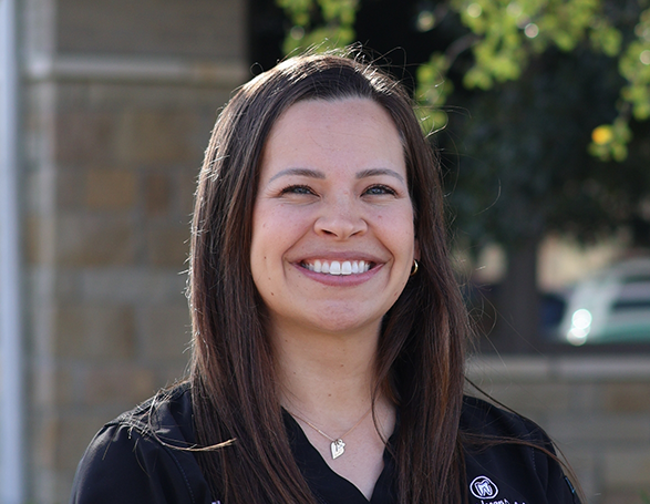 Dental hygienist Theresa